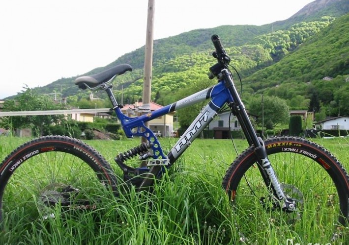 rocky-mountain-rm7-blau rocky mountain rm7 downhill bike blau