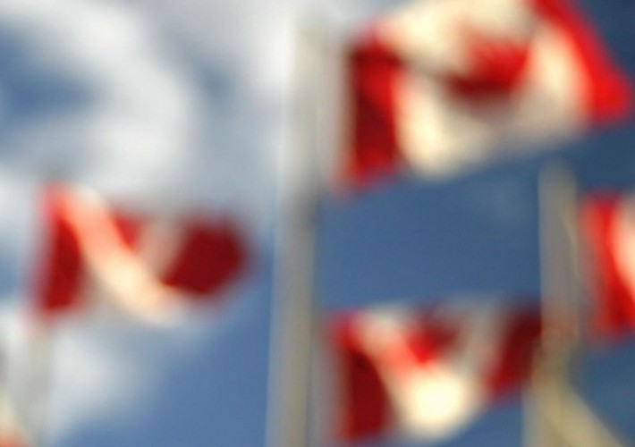 canada kanada flags wappen fahne blur verschwommen