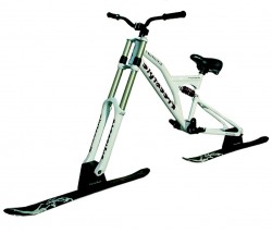 bullskate snowbike mountainbike ski blades federung Pilatus