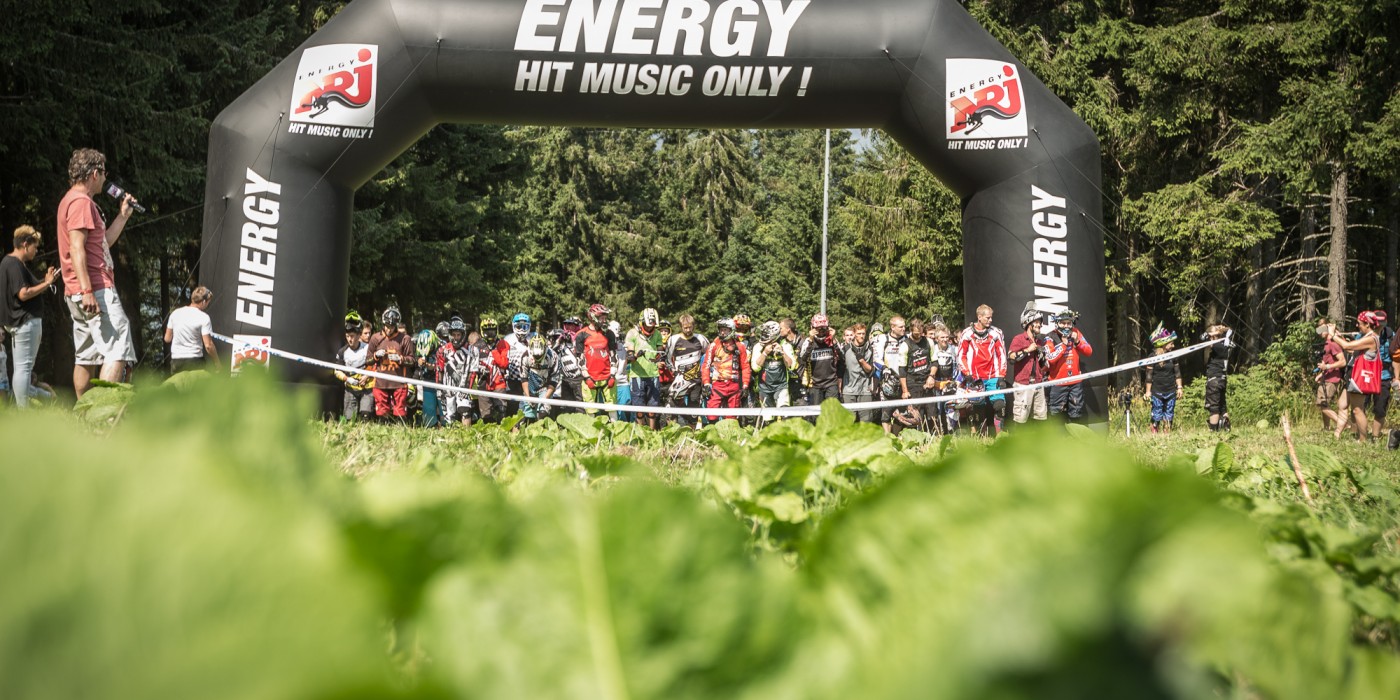 24h downhill race the night