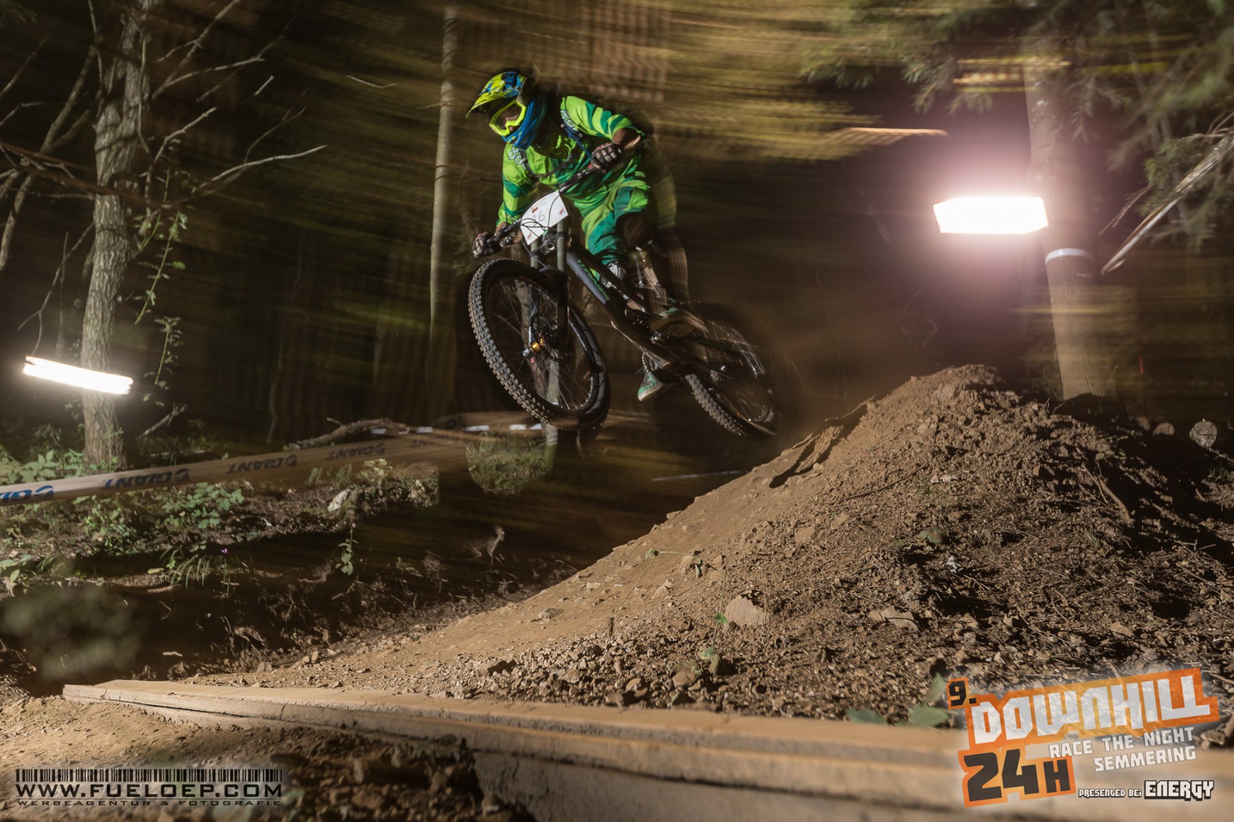 24h downhill race the night semmering 2015