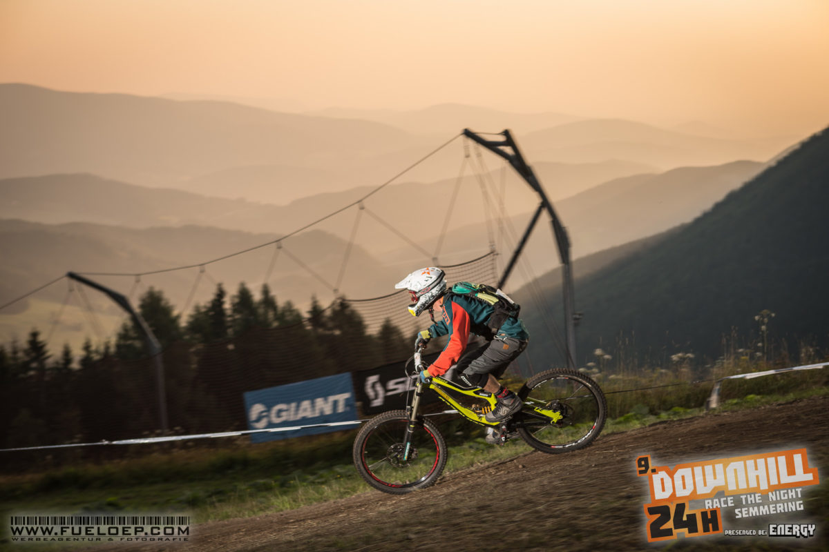 24h downhill race the night semmering 2015